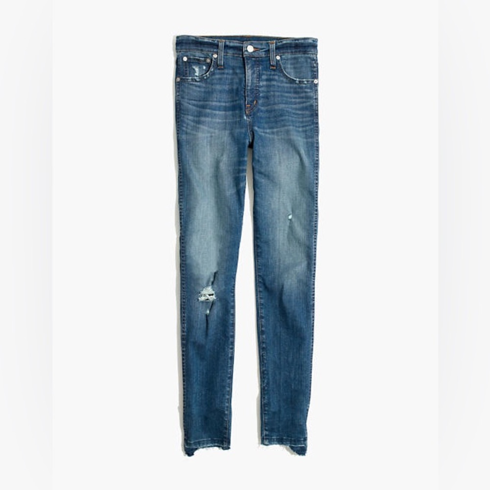 Madewell High-Rise Skinny Jeans: Drop Stem-Hem Edition
